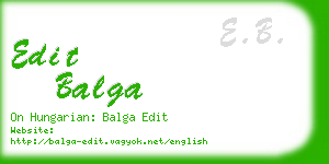 edit balga business card